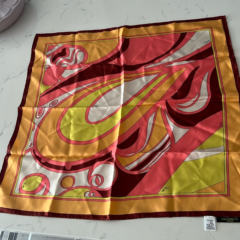 Pucci silk scarf